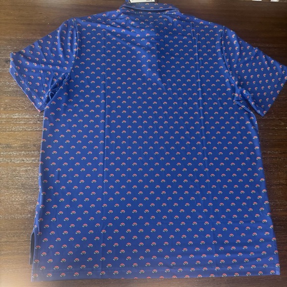 Ralph Lauren RLX Men's Wicking Performance Golf polo Royal Blue Floral Size L - Picture 6 of 7